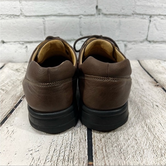 Johnston & Murphy Mens Leather Brown Shoes Size 9.5 - Picture 4 of 7